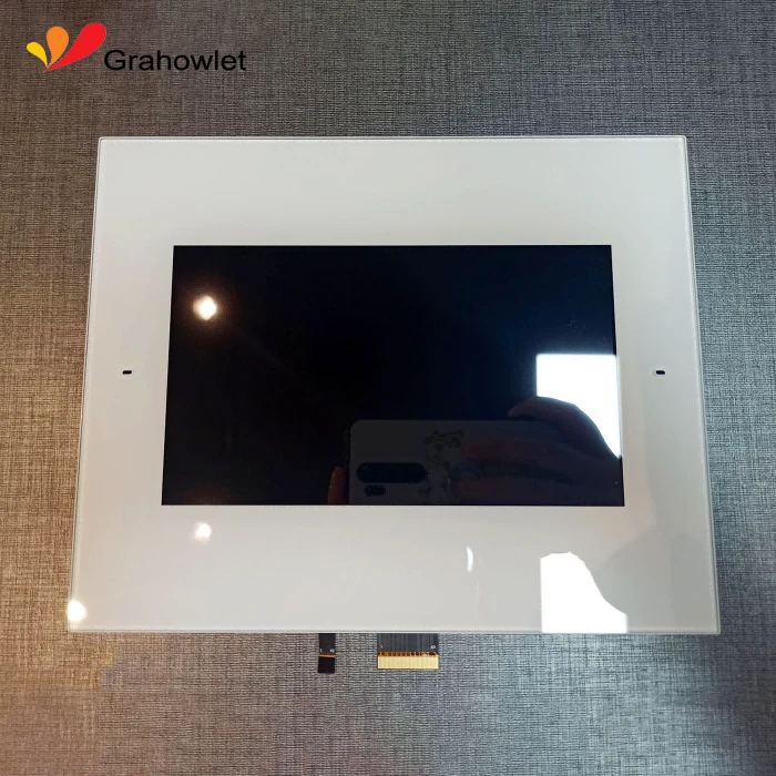 7 Inch 800x480 350 Cd/m2 Hmi Touch Screen suppliers